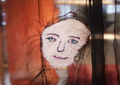 Marjeta Godler - Portret hčerke, matere in babice (detajl)